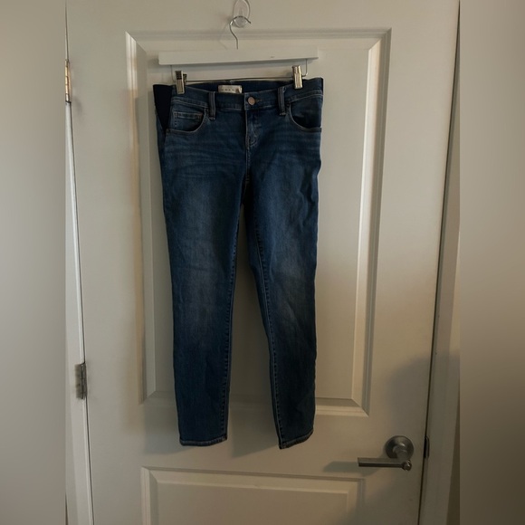 Hatch Collection Under The Bump Slim Maternity Iran in Blue - Picture 5 of 12